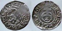 Nassau Idstein 1/2 batzen = 2 Kreuzer Johann Ludwig 1568-1596 -