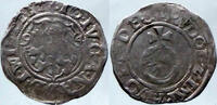 Nassau Idstein 1/2 batzen = 2 Kreuzer Johann Ludwig 1568-1596 -