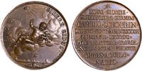 SUEDE Medaille Karl XI für die Geburt von Karl XII 1682 von Meybusch - R! -