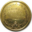GREAT BRITAIN 52mm AE gilded medal 1798 A.D. 41st birthday of prominent actor John Philip Kemble - by John Hancock EF/EF+ cleaned surfaces