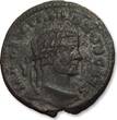 ROMAN EMPIRE 27mm silvered AE follis circa 296-297 A.D. Galerius as Caesar, Treveri (Trier) - mark TR, B - Γ in fields - double strike VF/VF+ some original silvering