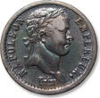 FRANCE - PREMIER EMPIRE AR 1/2 franc - demi-franc 1808 A.D. Napoleon Bonaparte - Bordeaux mint - 1808 K - VF+/EF- dark steelgrey patina with hints of blue
