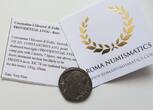ROMAN EMPIRE AE follis / nummus circa 327-328 A.D. Constantine I, Antioch mint, 1st officina - PROVIDENTIAE AVGG, SMANTA - Ex Roma VF+ dark green patina, clear traces of original silvering