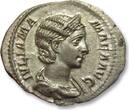 ROMAN EMPIRE AR silver denarius circa 231 A.D. Julia Mamaea, Rome mint - VENVS VICTRIX - nearly as minted EF+ nearly as minted, some mint luster in fields