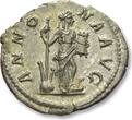 ROMAN EMPIRE AR silver denarius 228-231 A.D. Severus Alexander, Rome - ANNONA AVG, near mint state! - EF+ nearly as minted, some mint luster in fields, spots of blue & gold