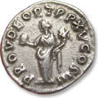ROMAN EMPIRE AR silver denarius circa 161 A.D. Marcus Aurelius, Rome mint - PROV DEOR TR P XV COS III, Providentia - VF/VF+ cleaned