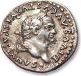 ROMAN EMPIRE AR silver denarius circa 79-80 A.D. DIVUS Vespasian / Vespasianus, Rome mint - struck under Titus - VF+/EF- lightly toned