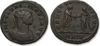 ROMAN EMPIRE AE antoninianus Aurelian / Aurelianus, Siscia mint - CONCORDIA MILITVM, XXIV - -