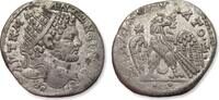 ROMAN EMPIRE AR 27mm tetradrachm Caracalla, MESOPOTAMIA, Carrhae mint - variety with crescent symbol - -