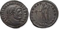 ROMAN EMPIRE AE 29mm (silvered) follis Galerius as Caesar, Heraclea mint, 4th officina - HT Δ - -