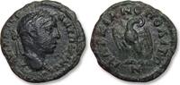 ROMAN EMPIRE AE 18mm provincial coin (assarion) Elagabalus, Moesia, Marcianopolis - Eagle reverse -