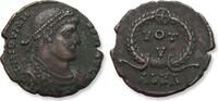 ROMAN EMPIRE AE follis / nummus Iovianus / Jovianus, Alexandria mint, 1st officina - VOT / V / ALEA - -