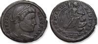 ROMAN EMPIRE AE (silvered) follis / nummus Constantine I, Treveri (Trier) mint, 1st officina - mintmark PTR (crescent) -