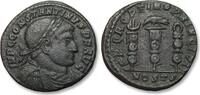 ROMAN EMPIRE AE follis / nummus Constantine I, Ostia mint - scarce type - S P Q R OPTIMO PRIN -