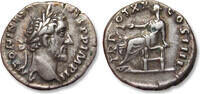 ROMAN EMPIRE AR silver denarius Antoninus Pius, Rome mint - TR POT XX COS IIII, Salus seated left - -