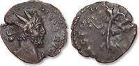 ROMAN EMPIRE AE/BI antoninianus Tetricus I, Romano-Gallic Emperor, Trier or Cologne mint - VICTORIA AVG - -