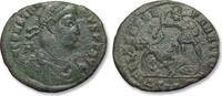 ROMAN EMPIRE AE 22mm (1/2 ?) centenionalis Constantius II as Augustus, Siscia mint - FEL TEMP REPARATIO, ΔSIS in exergue - -
