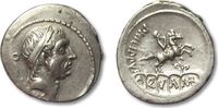 ROMAN REPUBLIC AR denarius L. Marcius Philippus, Rome