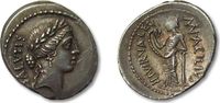 ROMAN REPUBLIC AR denarius Mn. Acilius Glabrio, Rome -great centering, great toning, large flan--