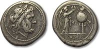 ROMAN REPUBLIC AR victoriatus anonymous issue, Rome -nice centering, great example--