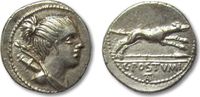 ROMAN REPUBLIC AR denarius C. Postumius, Rome