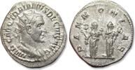 ROMAN EMPIRE AR silver antoninianus circa 250-251 A.D. Trajan Decius, Rome mint - PANNONIAE - VF+ light toning