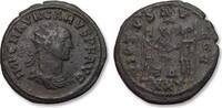 ROMAN EMPIRE AE/BI (silvered) antoninianus Carus, Antioch mint - VIRTVS AVGGG / ✱ / E Δ / XXI - variety with Victory only -