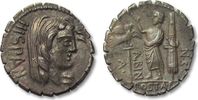 ROMAN REPUBLIC AR Denarius A. Postumius A.f. S.n. Albinus, Rome