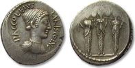 ROMAN REPUBLIC AR Denarius P. Accoleius Lariscolus, Rome --struck from fresh dies--