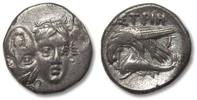 ANCIENT GREECE Drachm Thrace, Moesia Inferior, Istros, AR drachm