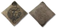 SPANISH NETHERLANDS 20 stuiver Siege klippe emergency coin Breda 20 stuiver, 1625, Rare