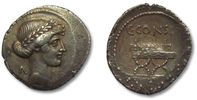 ROMAN REPUBLIC Denarius AR silver denarius C. Considius Paetus, Rome
