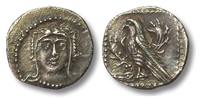 ANCIENT GREECE Original AR Obol, CILICIA, Uncertain mint, 4th century BC