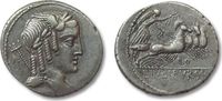 ROMAN REPUBLIC Denarius L. Julius Bursio, Rome