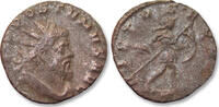 ROMAN EMPIRE Silvered antoninianus Aureolus, Mediolanum (Milan) mint 3rd officina - VIRTVS EQVIT - -