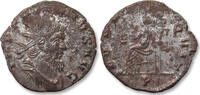 ROMAN EMPIRE Silvered antoninianus Aureolus, Mediolanum (Milan) mint 1st officina - FIDES EQVIT, scarce - -