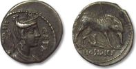ROMAN REPUBLIC AR Denarius C. Hosidius C. f. Geta, Rome