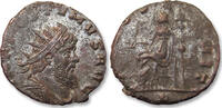 ROMAN EMPIRE Silvered antoninianus Aureolus, Mediolanum (Milan) mint 1st officina - FIDES EQVIT - -