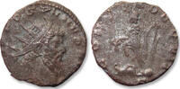 ROMAN EMPIRE Silvered antoninianus Aureolus, Mediolanum (Milan) mint 2nd officina - CONCORD EQVIT - -