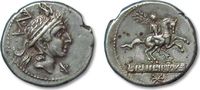 ROMAN REPUBLIC Denarius L. Marcius Philippus, Rome