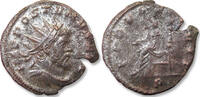 ROMAN EMPIRE BI silvered antoninianus Aureolus, Mediolanum (Milan) mint 1st officina - FIDES EQVIT - -