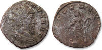 ROMAN EMPIRE BI silvered antoninianus Aureolus, Mediolanum (Milan) mint 2nd officina - CONCORD EQVIT - -