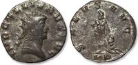ROMAN EMPIRE AE/BI silvered antoninianus Gallienus, Mediolanum (Milan) mint - SALVS AVG, MP in exergue - scarcer issue -