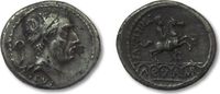 ROMAN REPUBLIC AR Denarius L. Marcius Philippus, Rome