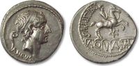 ROMAN REPUBLIC AR Denarius L. Marcius Philippus, Rome