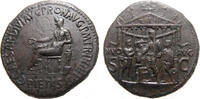 Roman Empire sestertius Caligula 37-41 AD Roma mint 40-41 AD. vz- brown patina