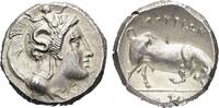LUKANIEN Tetradrachme 2. H&auml;lfte 4. Jahrhundert v. Chr. THOURIOI vz 2800,00 EUR kostenloser Versand