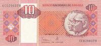 Africa ANGOLA P.145a - 10 Kwanzas UNC -