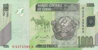 Africa CONGO DEM. REPUBLIC P.101a - 1000 Francs UNC -
