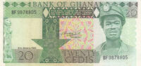 Africa GHANA P.21c - 20 Cedis -